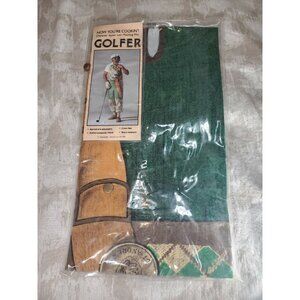 Salamander‎ 1986 Golfer BBQ grilling Apron Mitt Fathers Day Gift